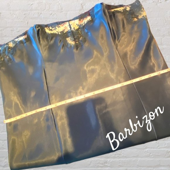 VINTAGE BARBIZON DARK BLUE DRESS SLIP (SZ 38) (EUC) - Picture 7 of 8